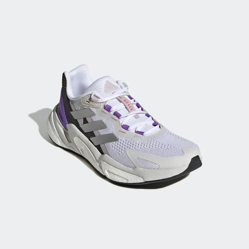 Adidas X9000L3 Cloud White / Silver Metallic / Purple Rush (HR1736)