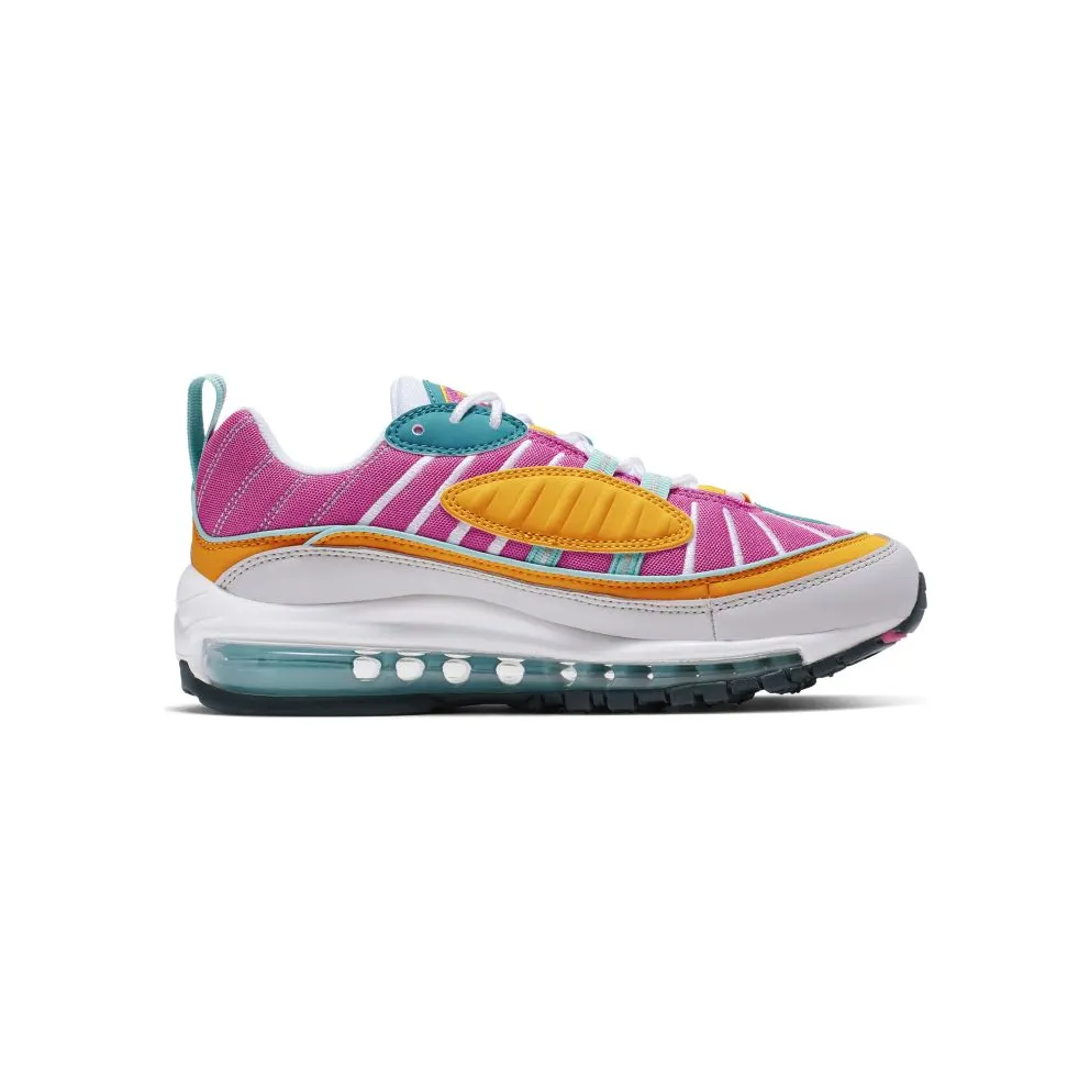 Nike Air Max 98 Easter (2019) (W) Spirit Teal/Vast Grey-Tropical Twist-Laser Fuchsia-White-University Gold (CI9897-301)