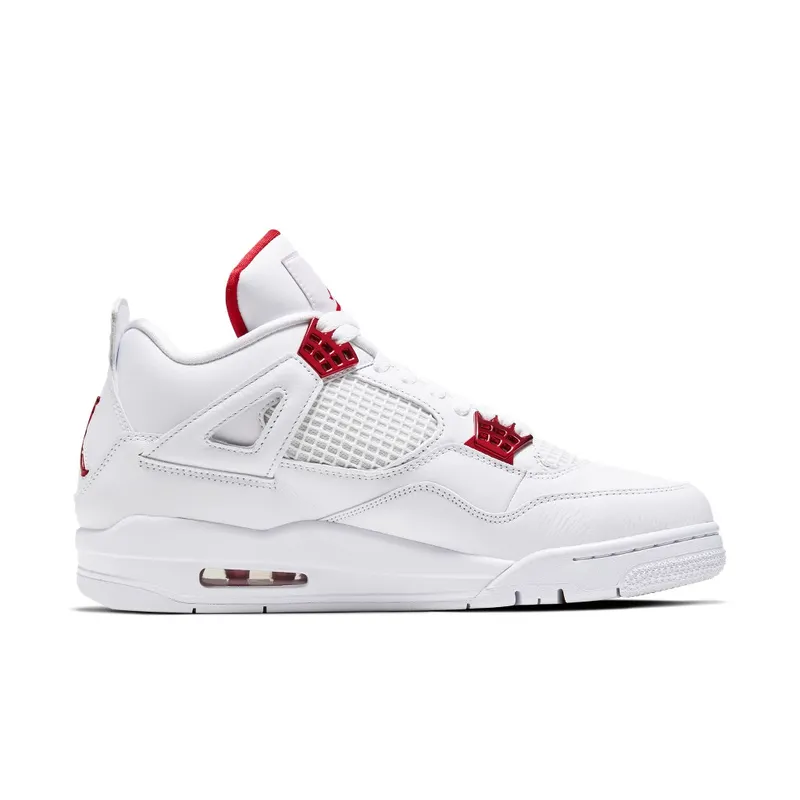 Jordan 4 Retro Metallic Red White/Metallic Silver-University Red (CT8527-112)