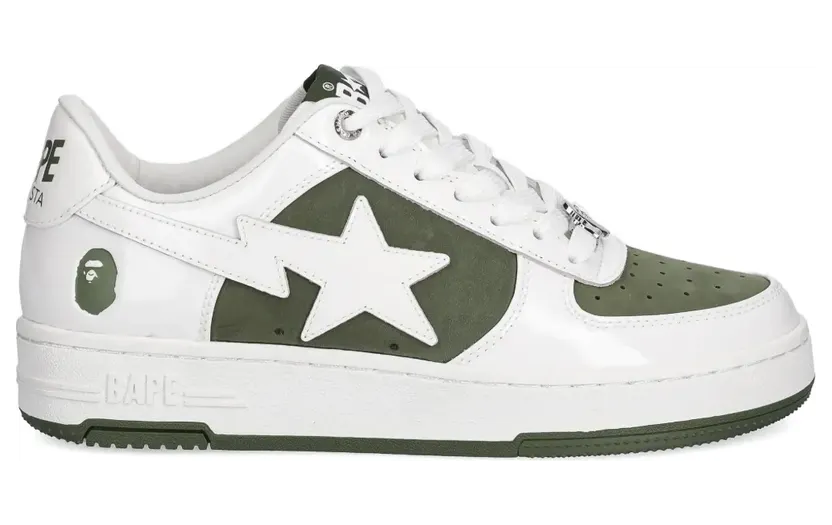BAPE A Bathing Ape® Bape Sta #6 L met vlakken “White” (1K80291306)