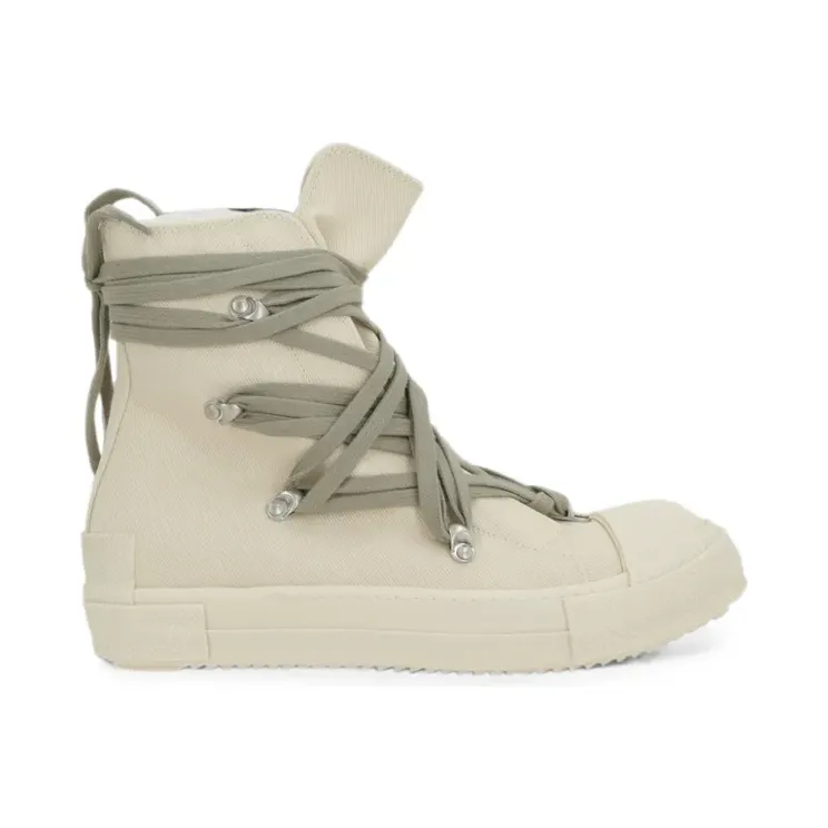 Rick Owens DRKSHDW Megalace high-top sneakers – Beige (DU02F6809DOH1W111111)