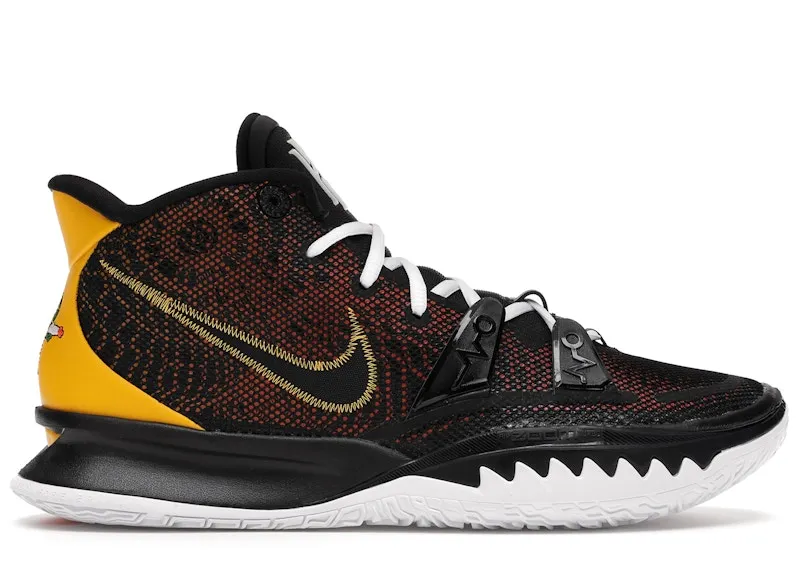 Nike Kyrie 7 Raygun Black/University Gold-Team Orange (CQ9327-003)
