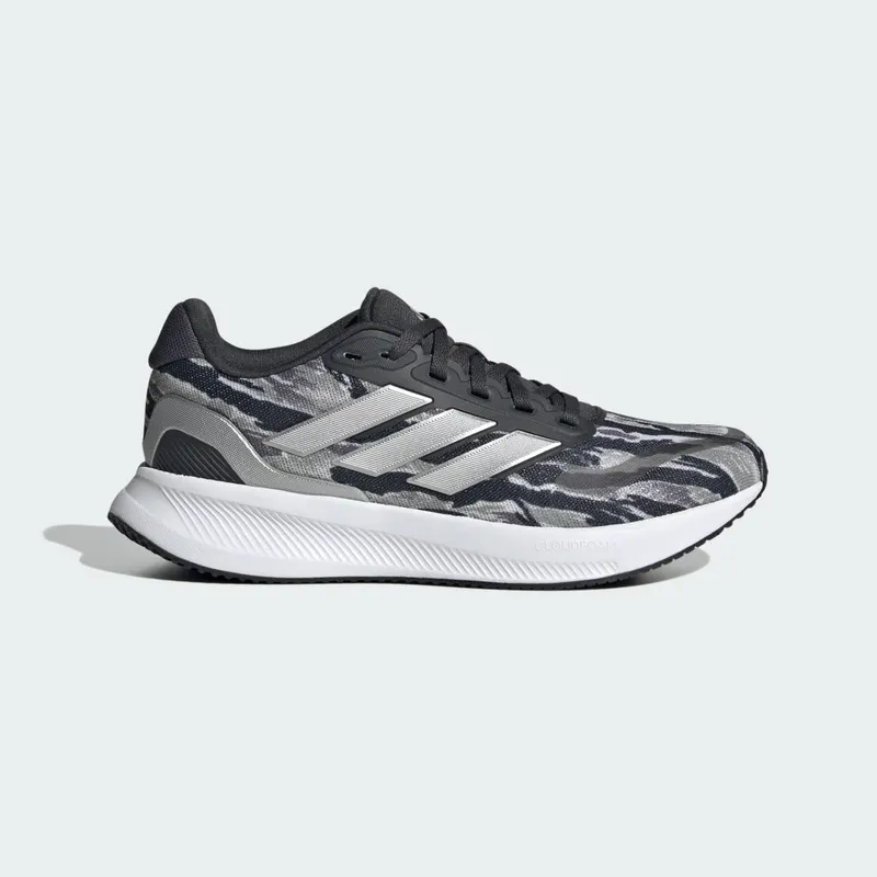Adidas RunFalcon 5 Kids Silver Pebble / Silver Metallic / Carbon (JQ2172)