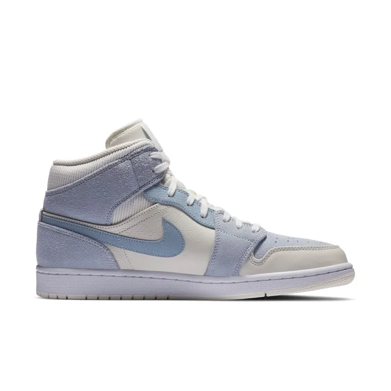 Jordan 1 Mid Mixed Textures Blue Sail/Blue (DA4666-100)