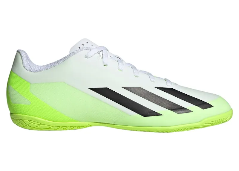 adidas Crazyfast.4 Indoor Cloud White Core Black Lucid Lemon (IE1586)