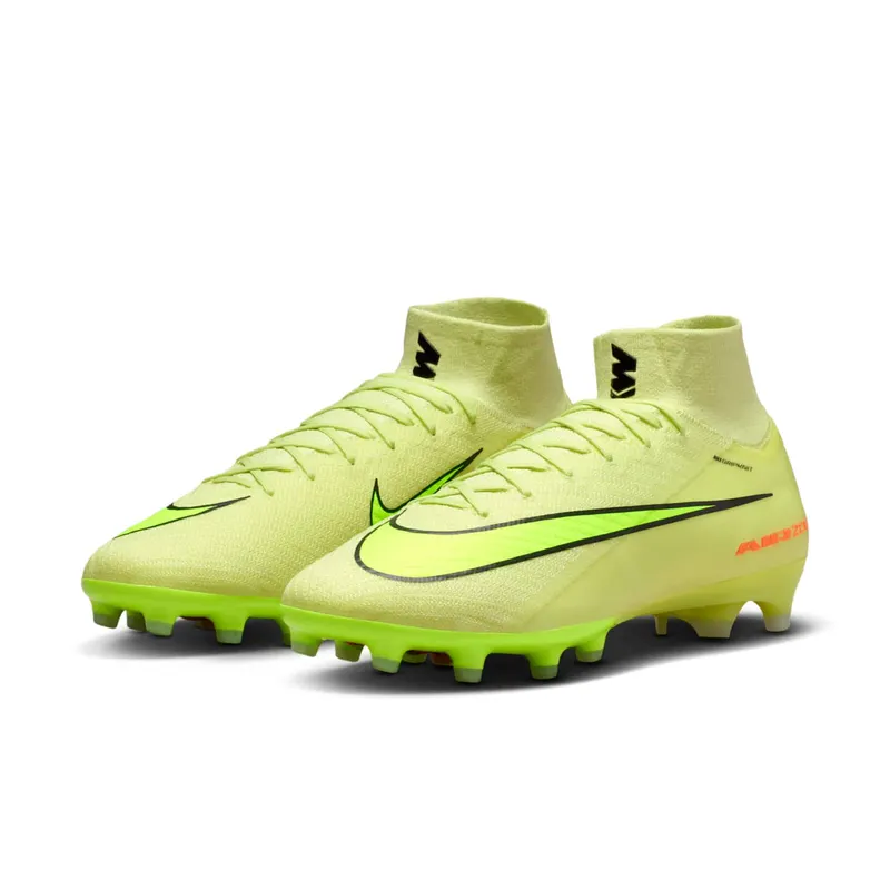 Nike Zoom Mercurial Superfly 10 Elite AG-Pro Limelight Hyper Crimson (FQ8339-300)