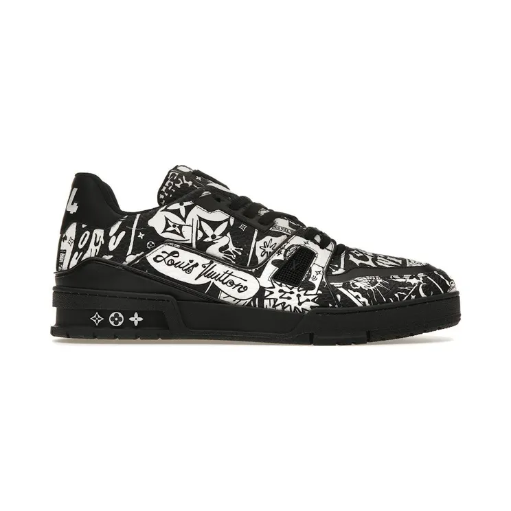 Louis Vuitton LV Trainer Comic Motifs Black White (SS23) (1AB9WZ)