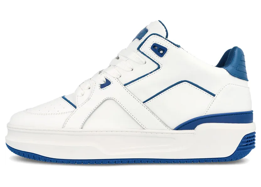 Brands-Other Just Don Luxury Courtside Low White Blue (32JUSQ03)