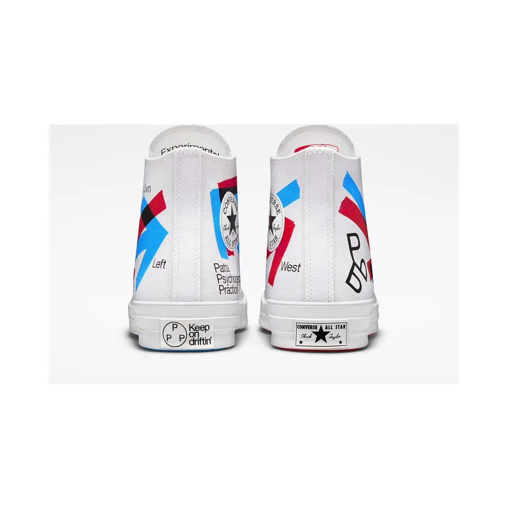 Converse Converse x Patta x Experimental Jetset Chuck 70 White/fiery Red/diva Blue (A03173C)