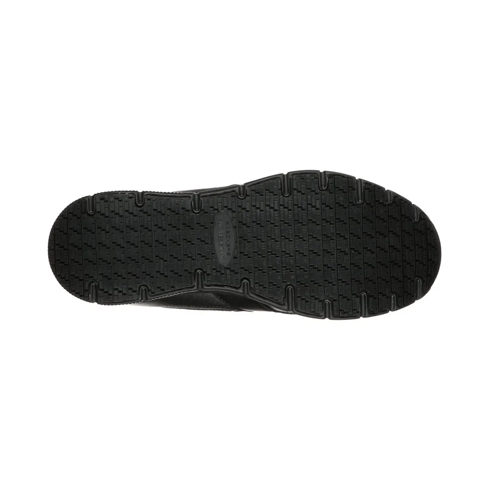 Skechers Work Slip-Resistant Relaxed Fit: Nampa Sneaker Black