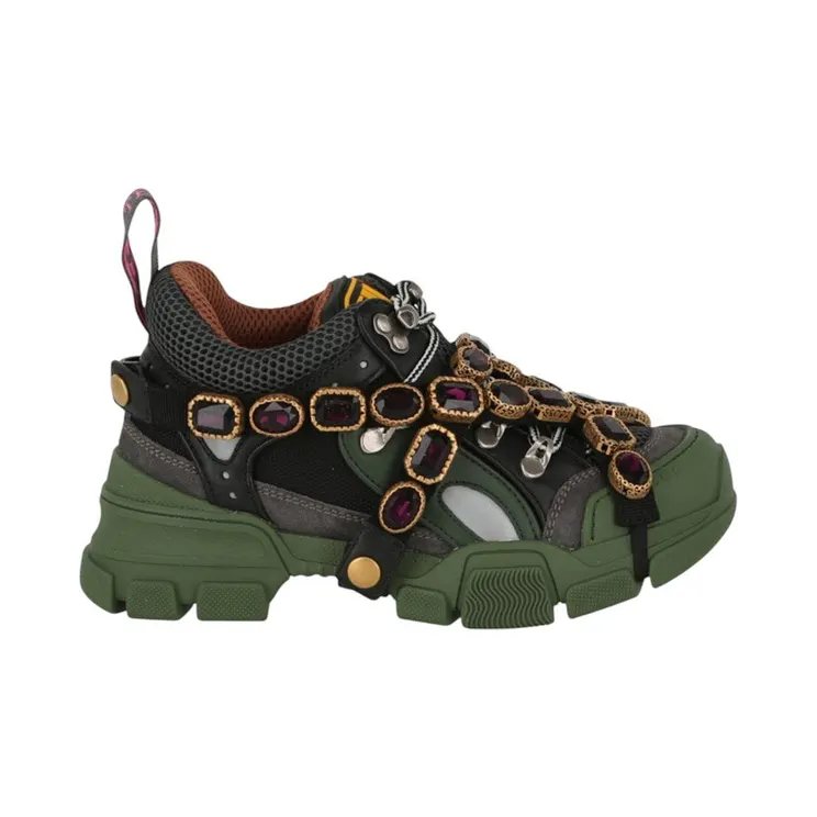 Gucci Flashtrek SEGA Green Removable Crystal (537355 GGZ30 1261)