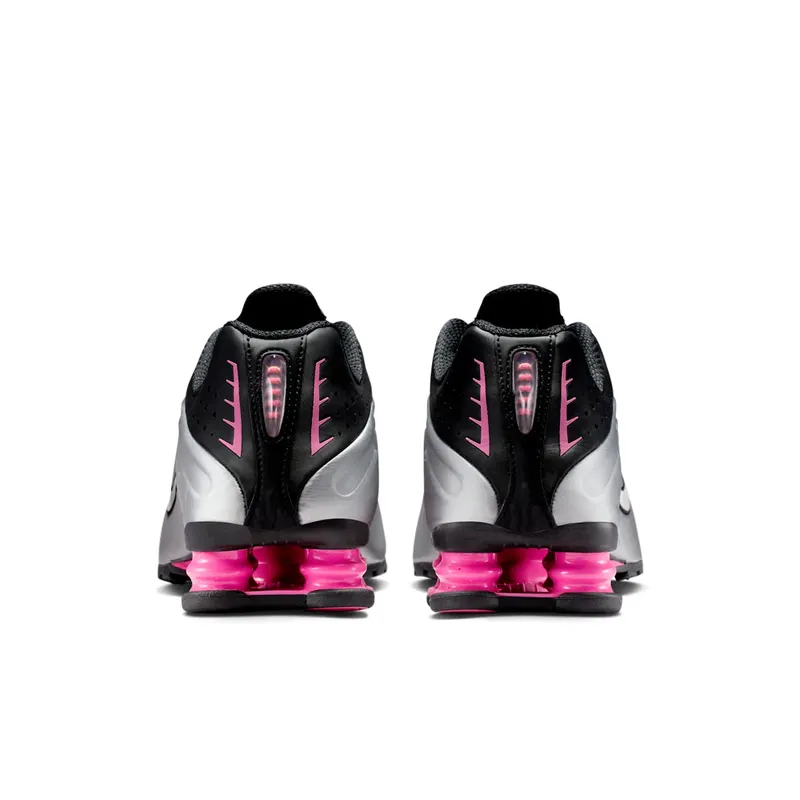 Nike Shox R4 “Black Metallic Silver Pinksicle” (AR3565-012)