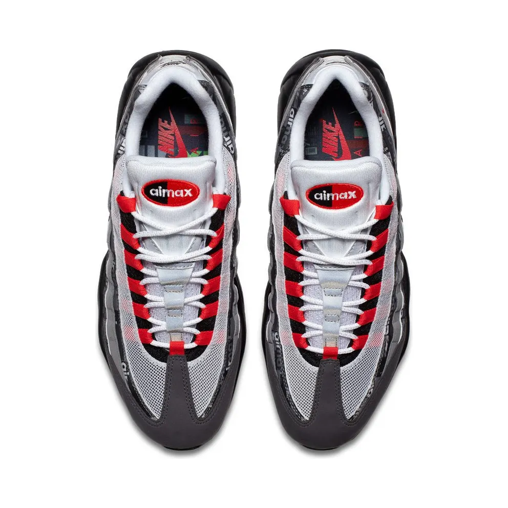 Nike Air Max 95 Atmos We Love (Bright Crimson) Black/Bright Crimson-Medium Ash (AQ0925-002)