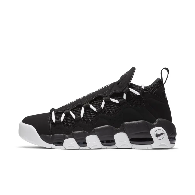 Nike Air More Money Black White White/Black-Team Red (AJ2998-001)