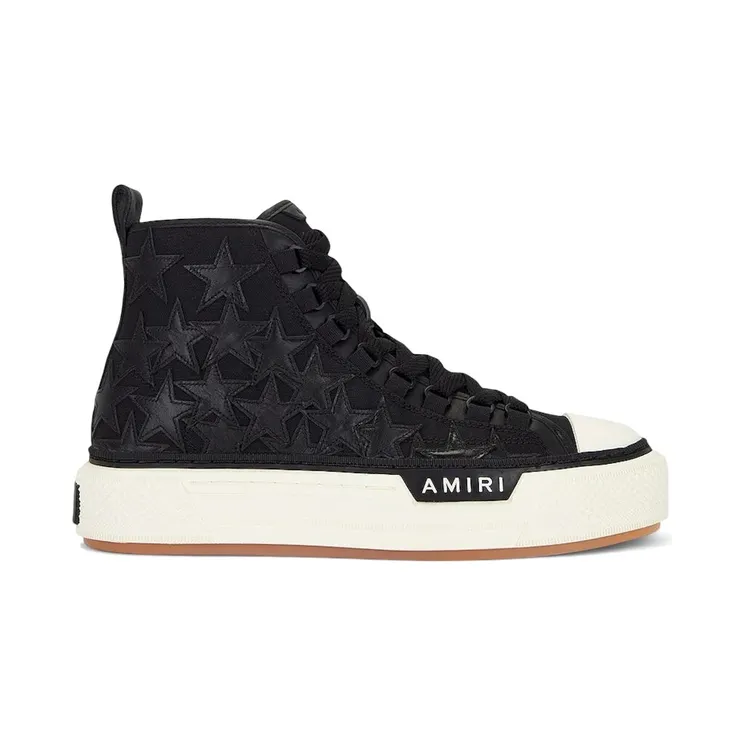 AMIRI Stars Court High Black White (PXWFS003-001)