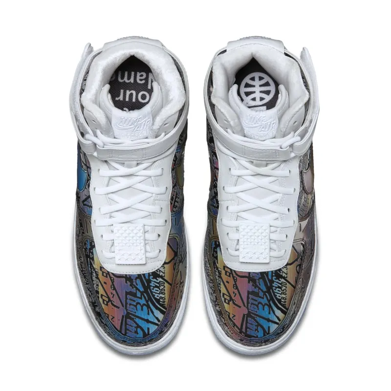 Nike Air Force 1 High Quai 54 Rainbow/White (812981-900)