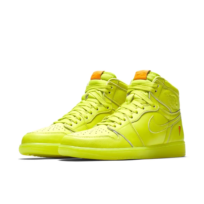 Air Jordan Nike AJ I 1 Retro High Gatorade Cyber Yellow (AJ5997-345)