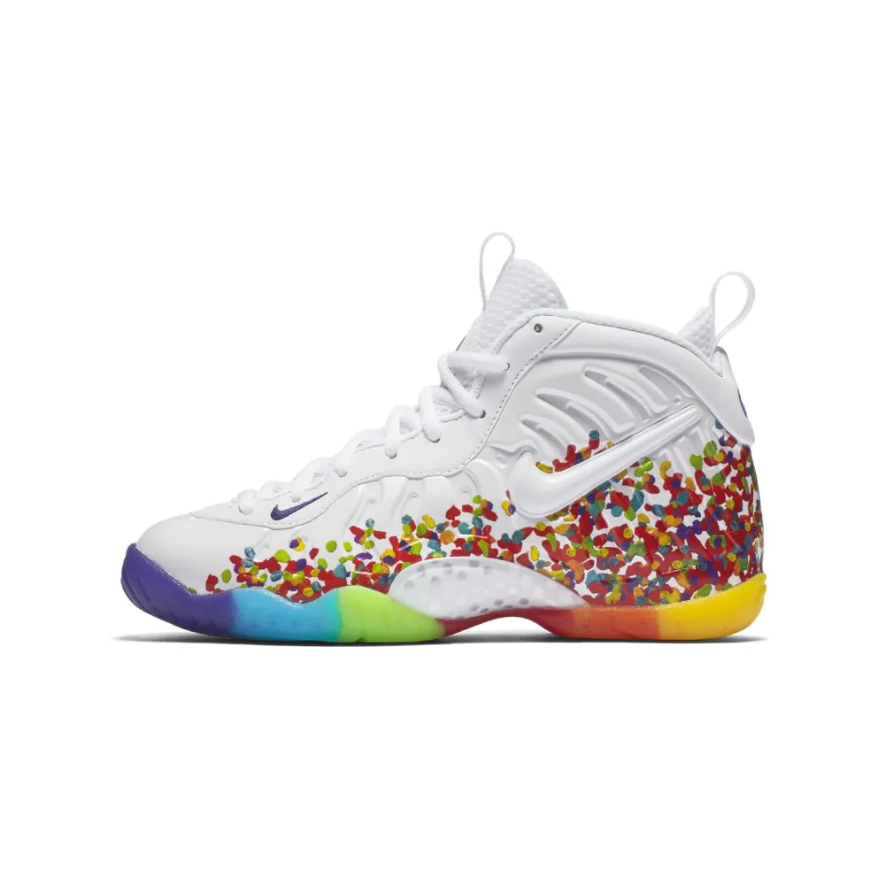 Nike Air Foamposite One White Fruity Pebbles 2017 (GS) (644792-101)