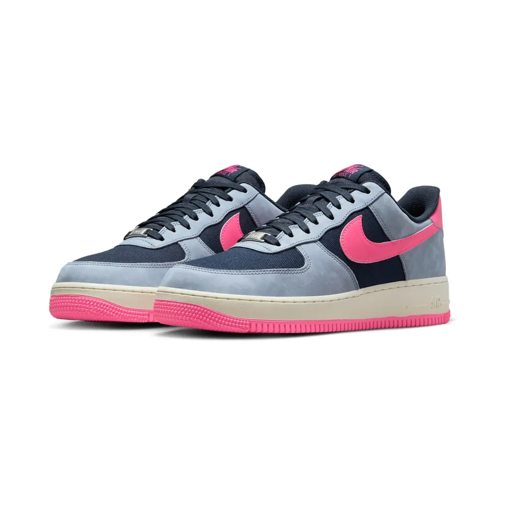 Nike Air Force 1 ’07 LX “Ashen Slate” (dark obsidian / pink blast) – FB8876-401