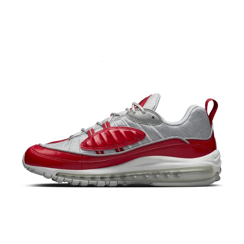 Nike Air Max 98 Supreme Varsity Red Varsity Red/Metallic Silver-Black-White (844694-600)
