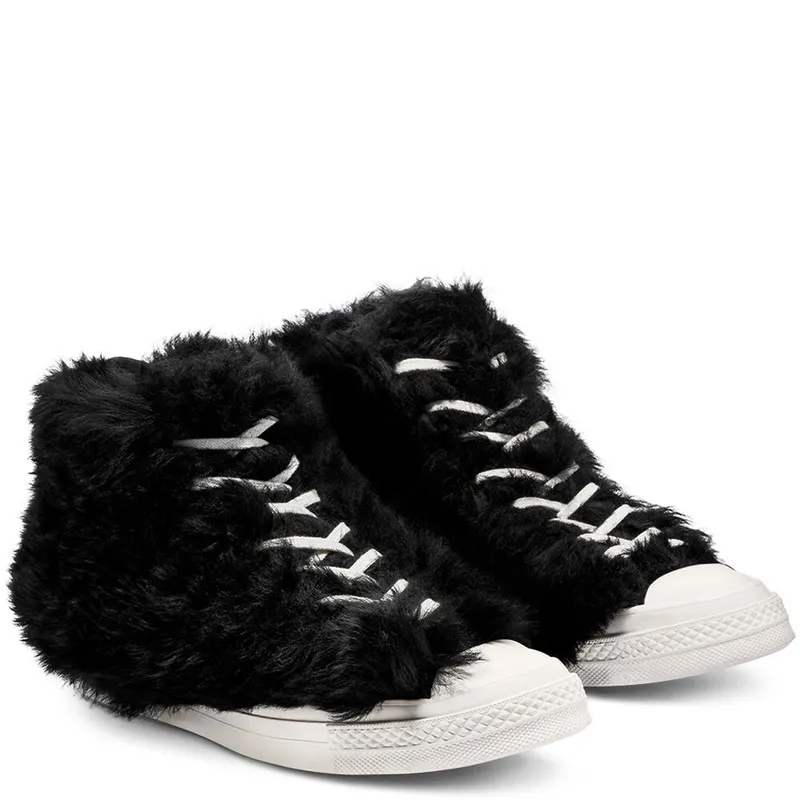 Converse Chuck 70 High Ambush – Fuzzy Black Egret (170586C)