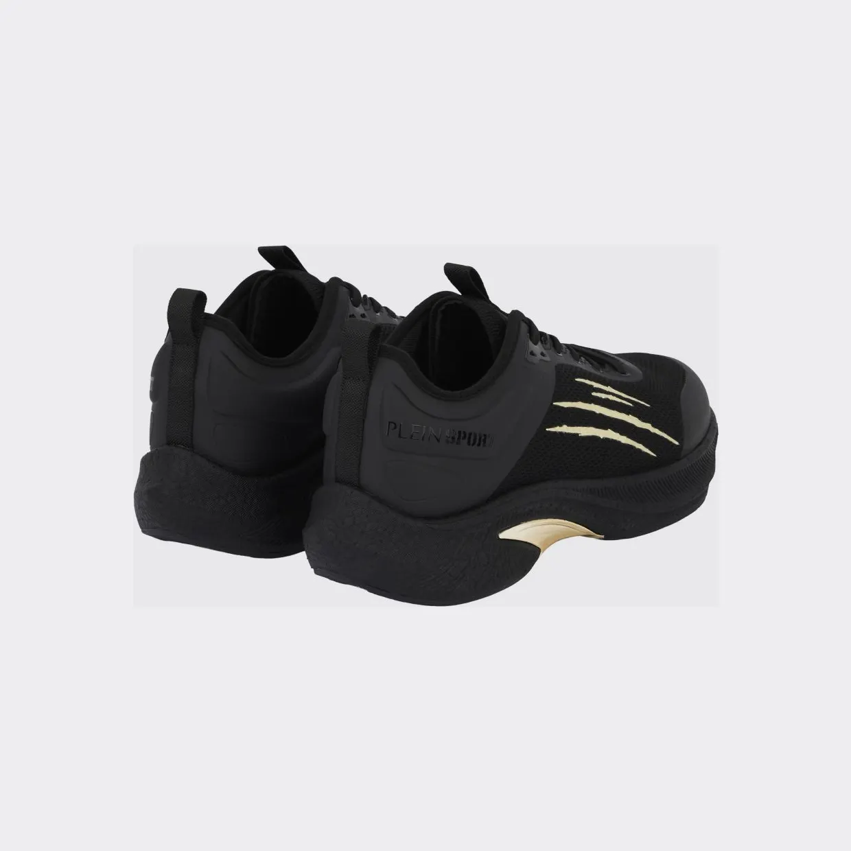 Plein Sport PS/Sprint-78 Two-Tone Mesh Trainers with Printed Logo Black (PAESUSC0778STE003N0202) (2)