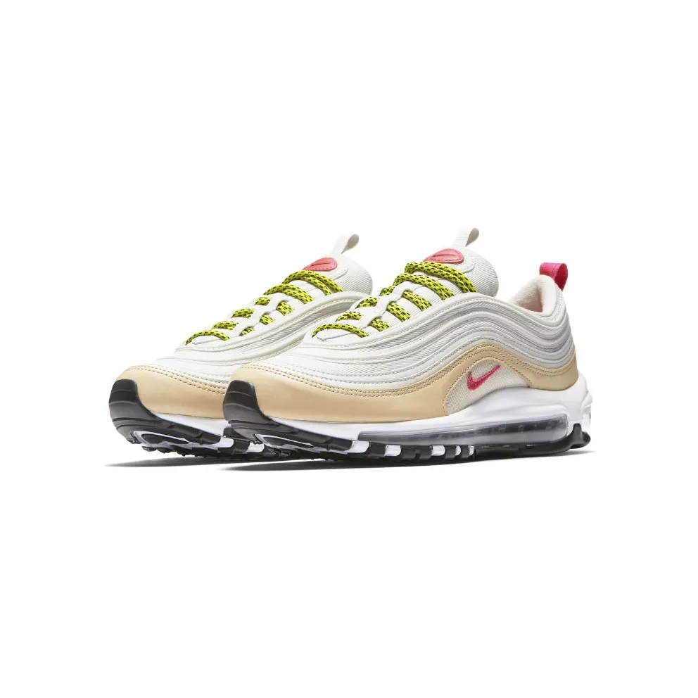 Nike Air Max 97 Light Bone Deadly Pink (W) Light Bone/Deadly Pink-Mushroom (921733-004)