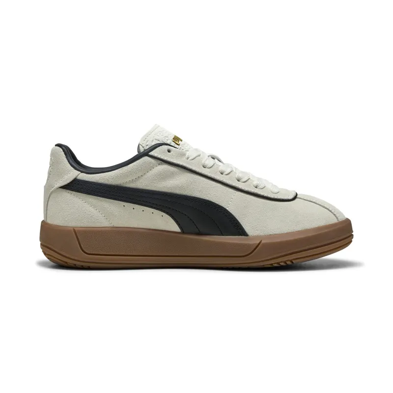 Puma Club Klassika Suede “Warm White / Puma Black / Puma Gold” (400718_01)