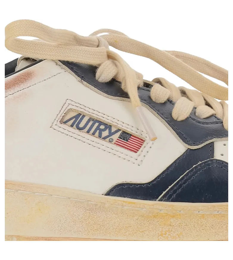 Autry Medalist Low Super Vintage “White/Blue” (AVLM SV58) (2)