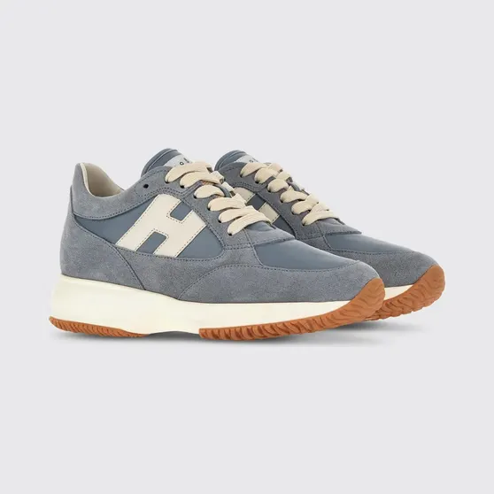 Hogan Interactive Suede Sneakers Blue (HXW7130GC60UHC0RVL)
