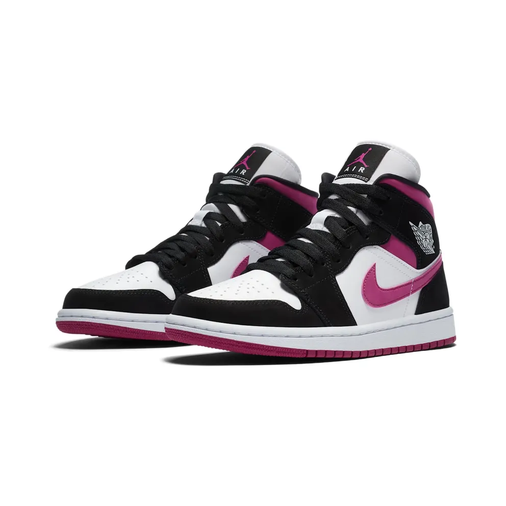 Air Jordan Womens Nike AJ I 1 Mid Magenta (2020) (BQ6472-005)