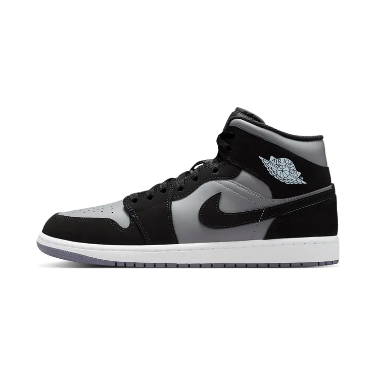 Nike Air Jordan 1 Mid “Black / Cool Grey / Light Armoury Blue” (IU7672-001)