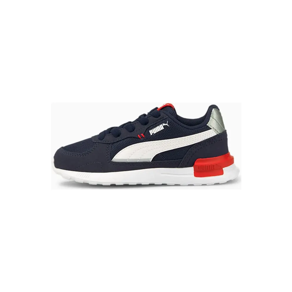 PUMA Graviton AC Kids’ Peacoat/White/High Risk Red (381988-04)