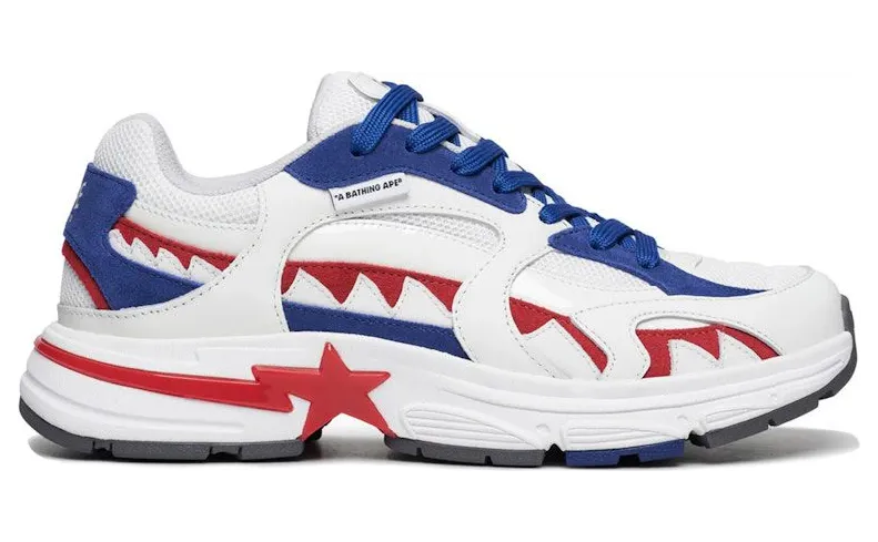 A Bathing Ape Shark Sta United Kingdom (1FWK201308-WHT)