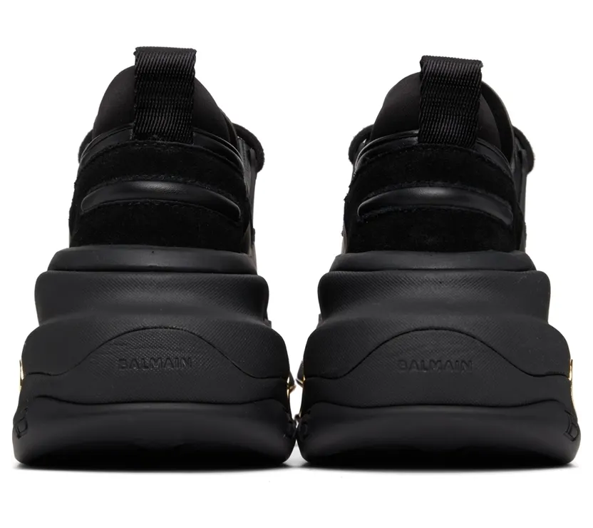 Balmain Black B-Bold Sneakers (XN1VI541LSLD) (4)