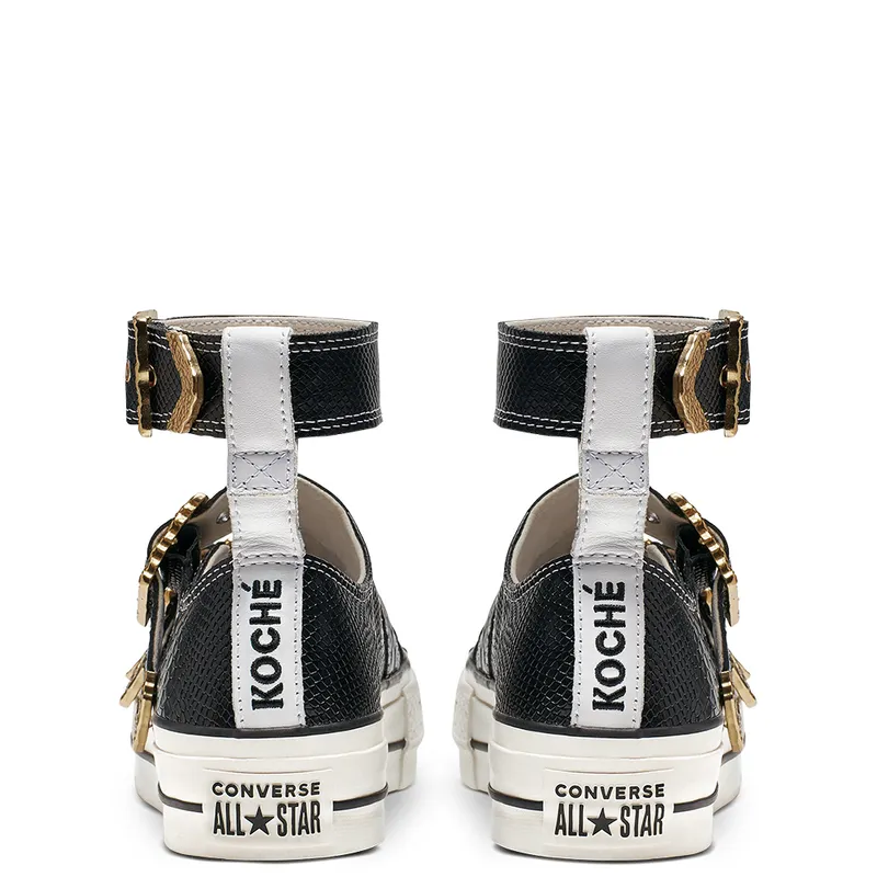 Converse Chuck Taylor All-Star Mary Jane Ox Koche (W) Black/Egret-Natural Ivory (565538C)