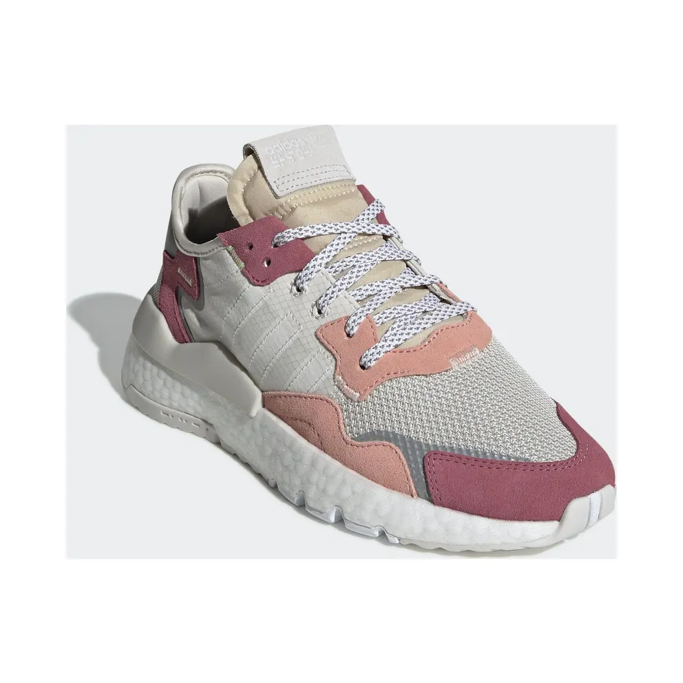 adidas Nite Jogger White Trace Pink (W) Raw White/Cloud White/Trace Pink (DA8666)