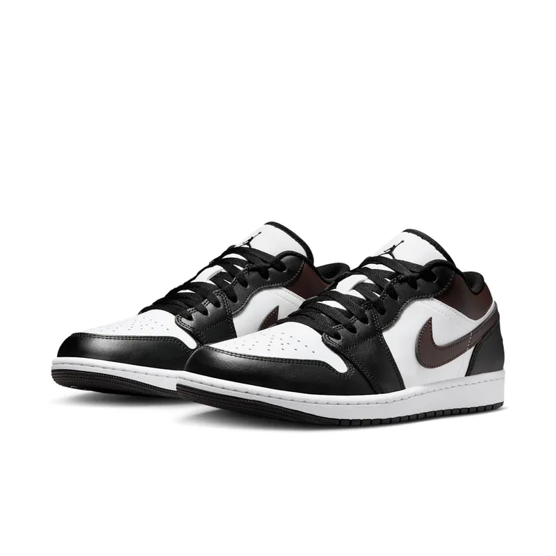 Air Jordan 1 Low White Black Brown (IO3393-010)