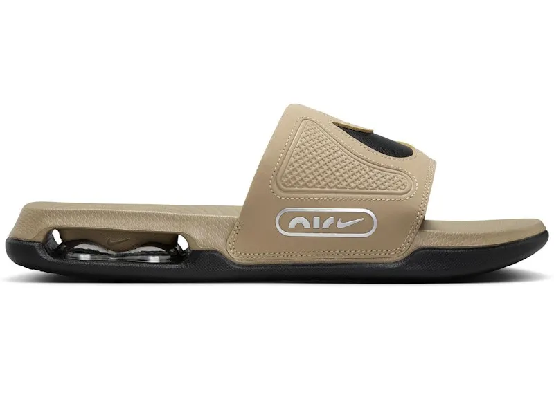 Nike Air Max Cirro Slide Khaki Metallic Silver Black (DC1460-201)