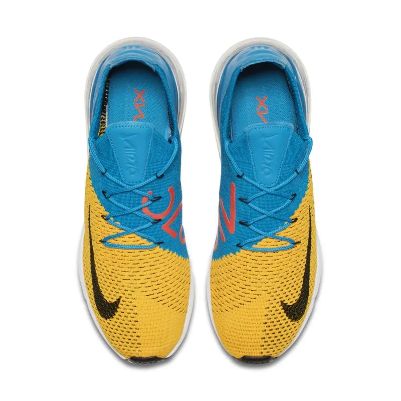 Nike Air Max 270 Flyknit Laser Orange Blue Orbit Laser Orange/Black-Blue Orbit (AO1023-800)
