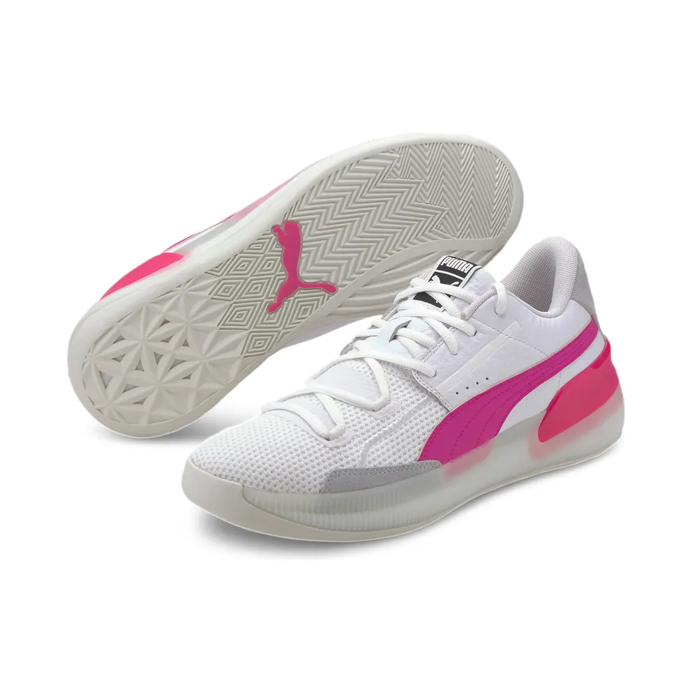 Puma Clyde Hardwood White Pink Puma White/Pink Glo (193663-03)