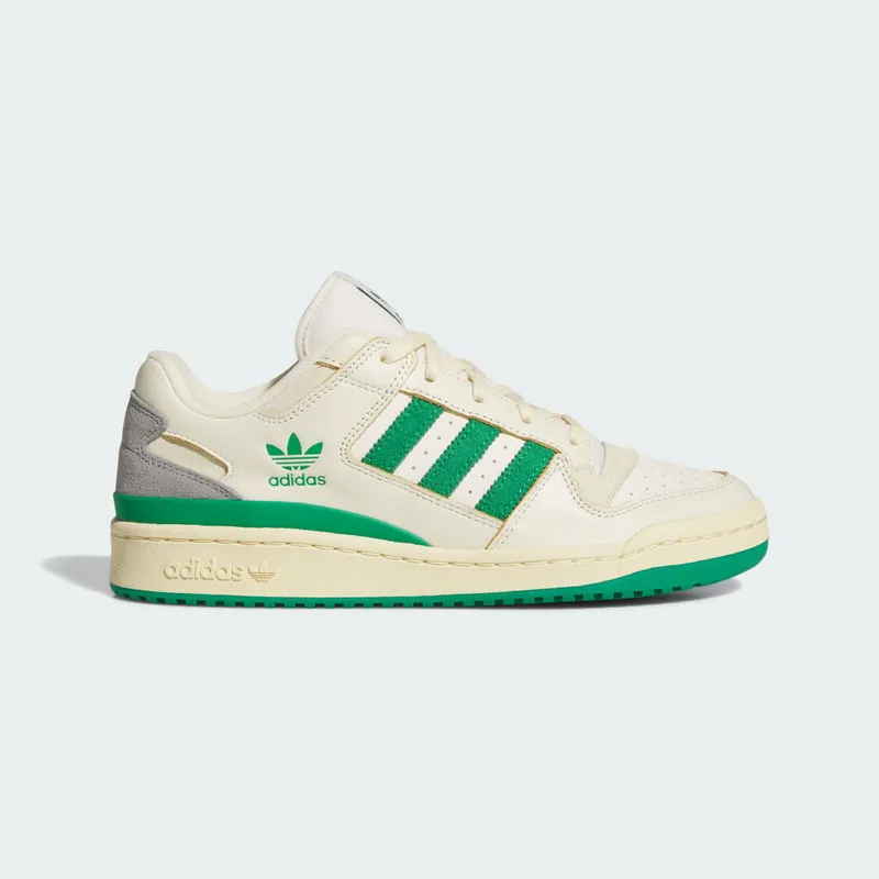 Adidas Forum Low CL Cream White / Green / Warm Vanilla (JI3272)