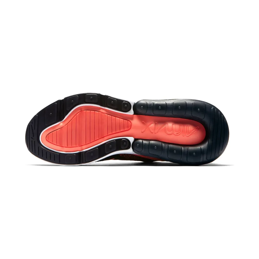Nike Air Max 270 Flyknit Black Bright Crimson Yellow Strike (W) Black/Bright Crimson-Yellow Strike (AH6803-003)