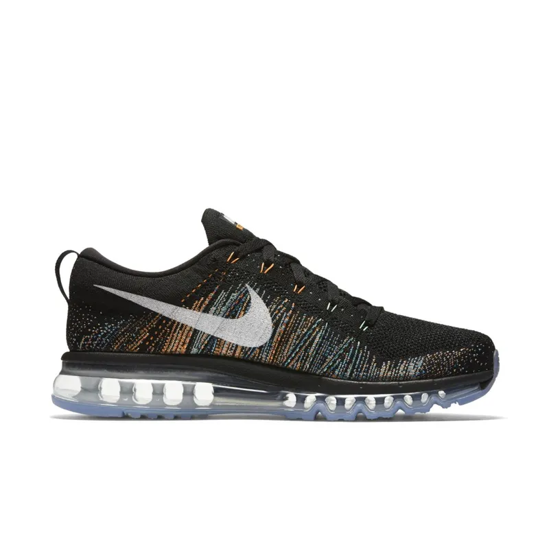 Nike Flyknit Air Max Black Multi-Color Black/Summit White-Blue Glow-Bright Citrus-Green Glow (620469-015)