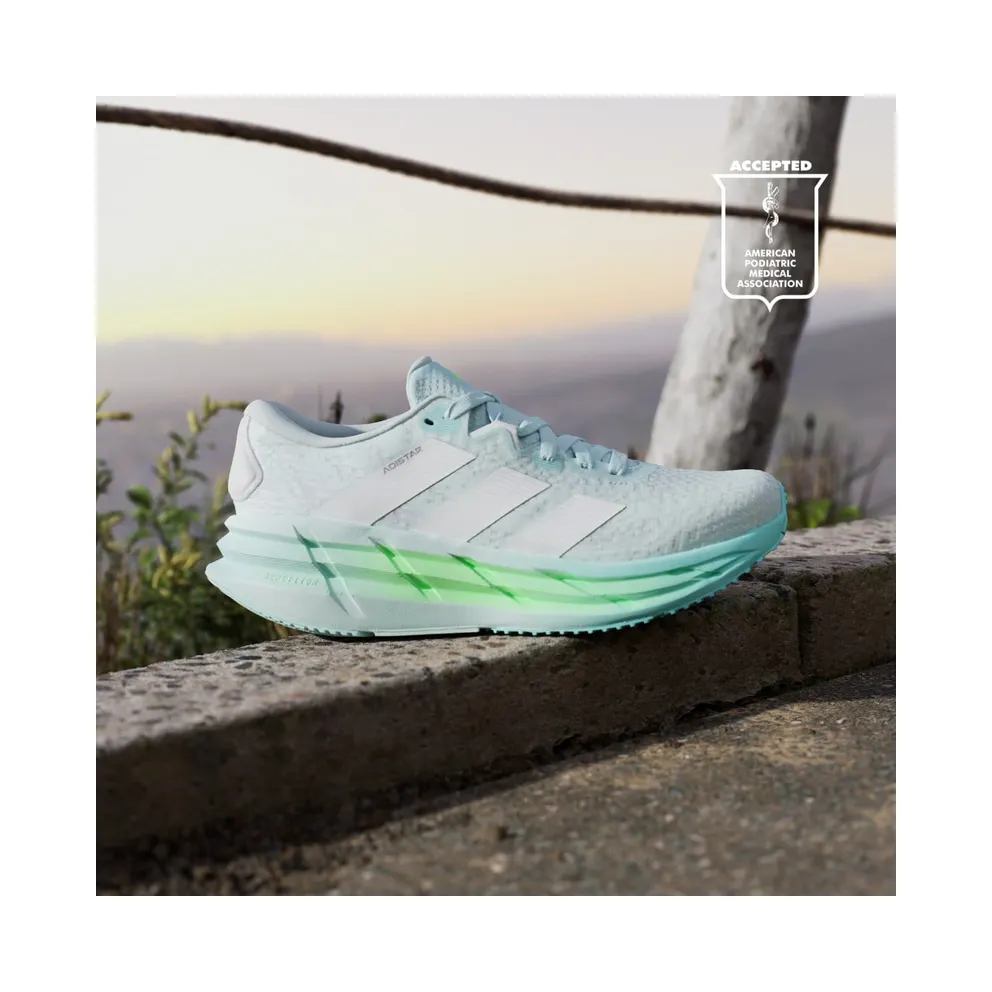 Adidas Adistar 4 Running Shoes Halo Mint / Zero Metalic / Lime Burst (JR0287)