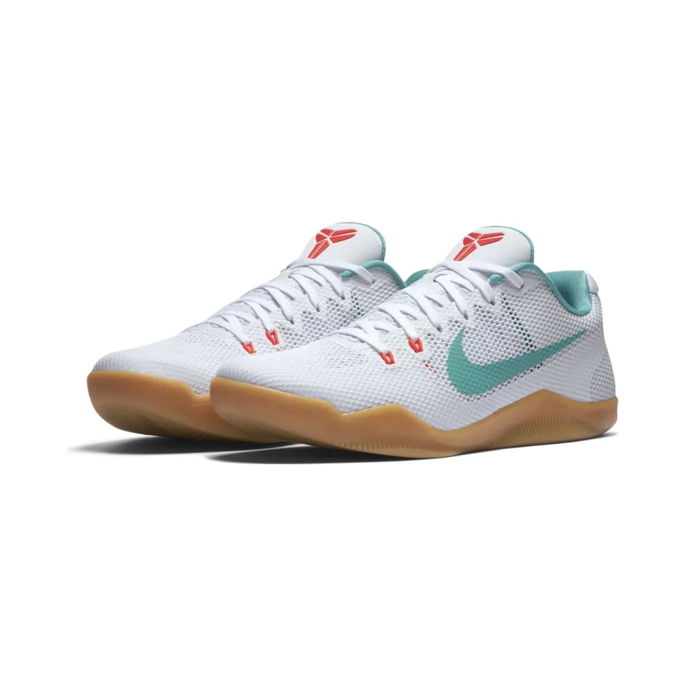 Nike Kobe 11 EM Low Summer Pack White/Washed Teal-Bright Crimson (836183-103)