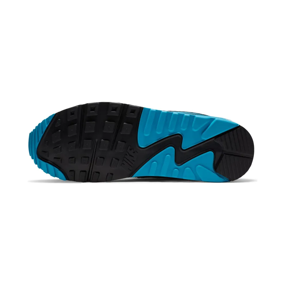 Nike Air Max 90 Laser Blue (2020) White/Black-Grey Fog-Laser Blue (CJ6779-100)