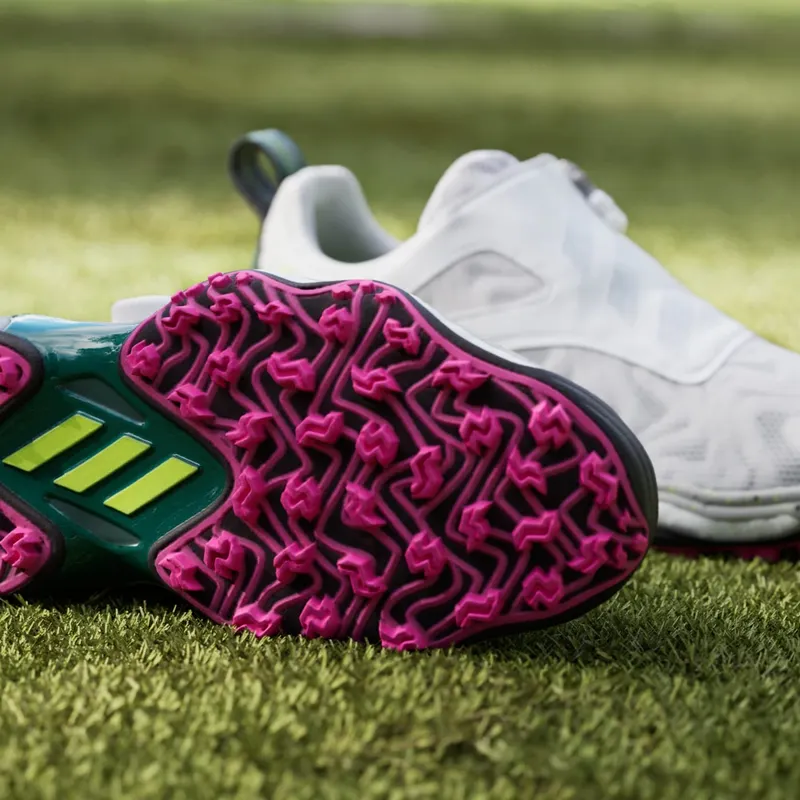 adidas Codechaos BOA 25 Golf Cloud White Silver Metallic Collegiate Green (IG8751)