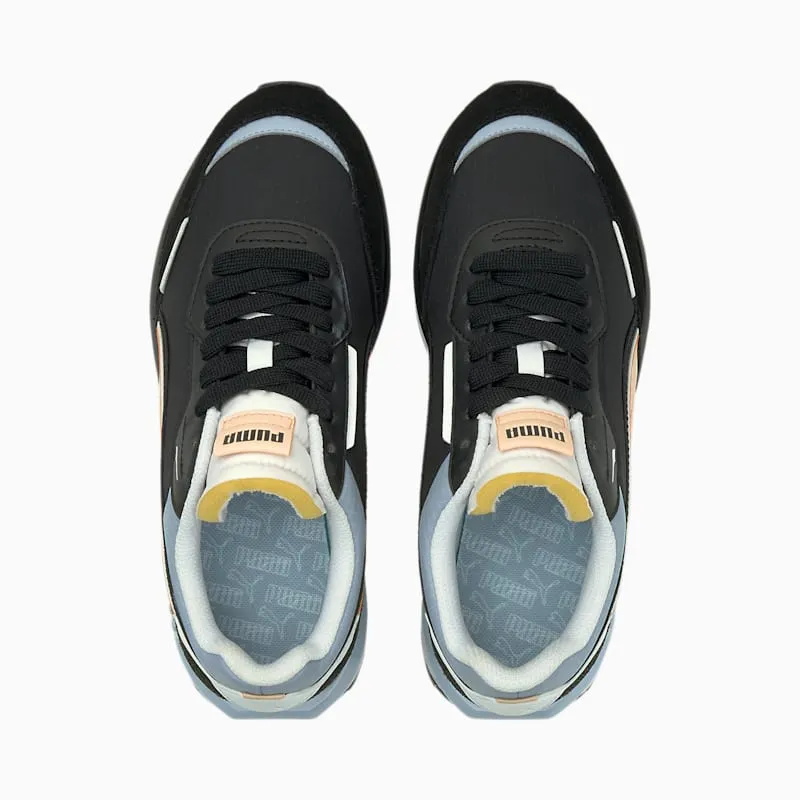 Women’s PUMA City Rider Electric Black/Peach Parfait (382045-04)