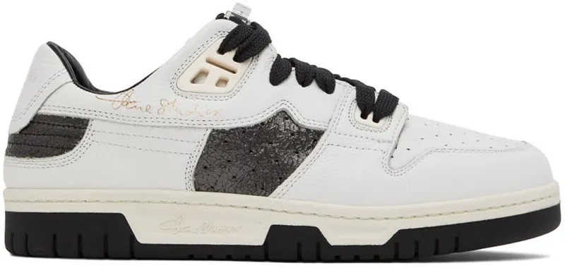 Acne Studios White & Green Low Top (BD0190-)